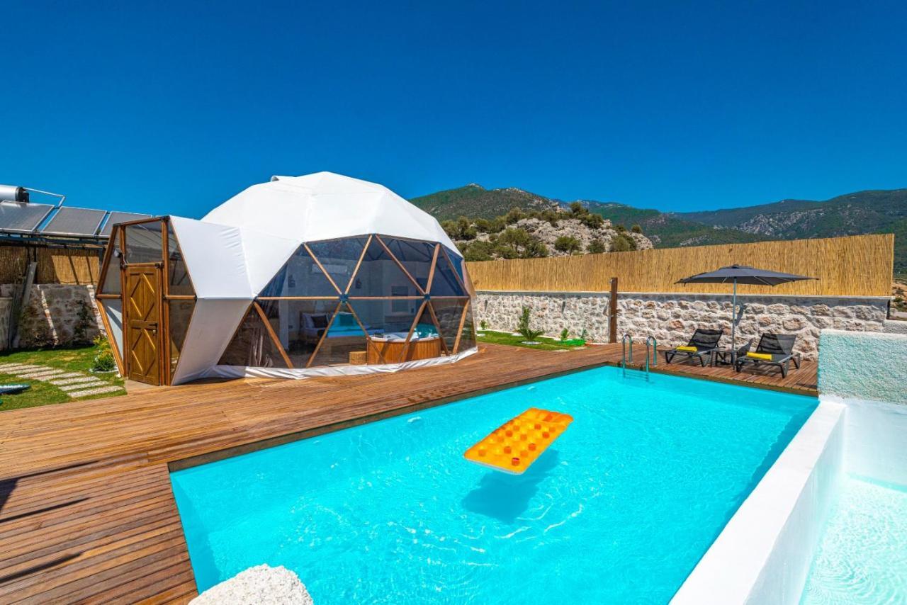 Kalkan Dome Suites & Deluxe Hotel คาช ภายนอก รูปภาพ