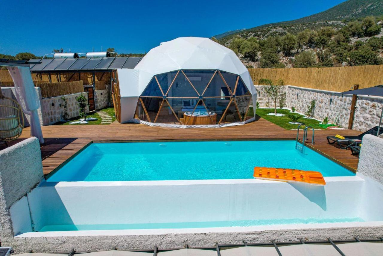 Kalkan Dome Suites & Deluxe Hotel คาช ภายนอก รูปภาพ