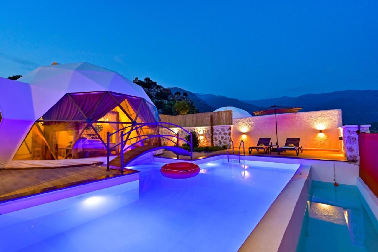 Kalkan Dome Suites & Deluxe Hotel คาช ภายนอก รูปภาพ