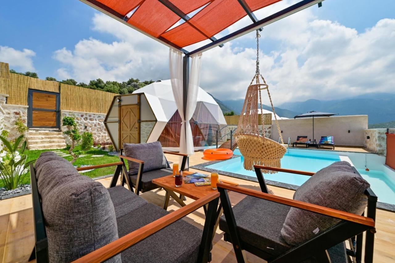 Kalkan Dome Suites & Deluxe Hotel คาช ภายนอก รูปภาพ