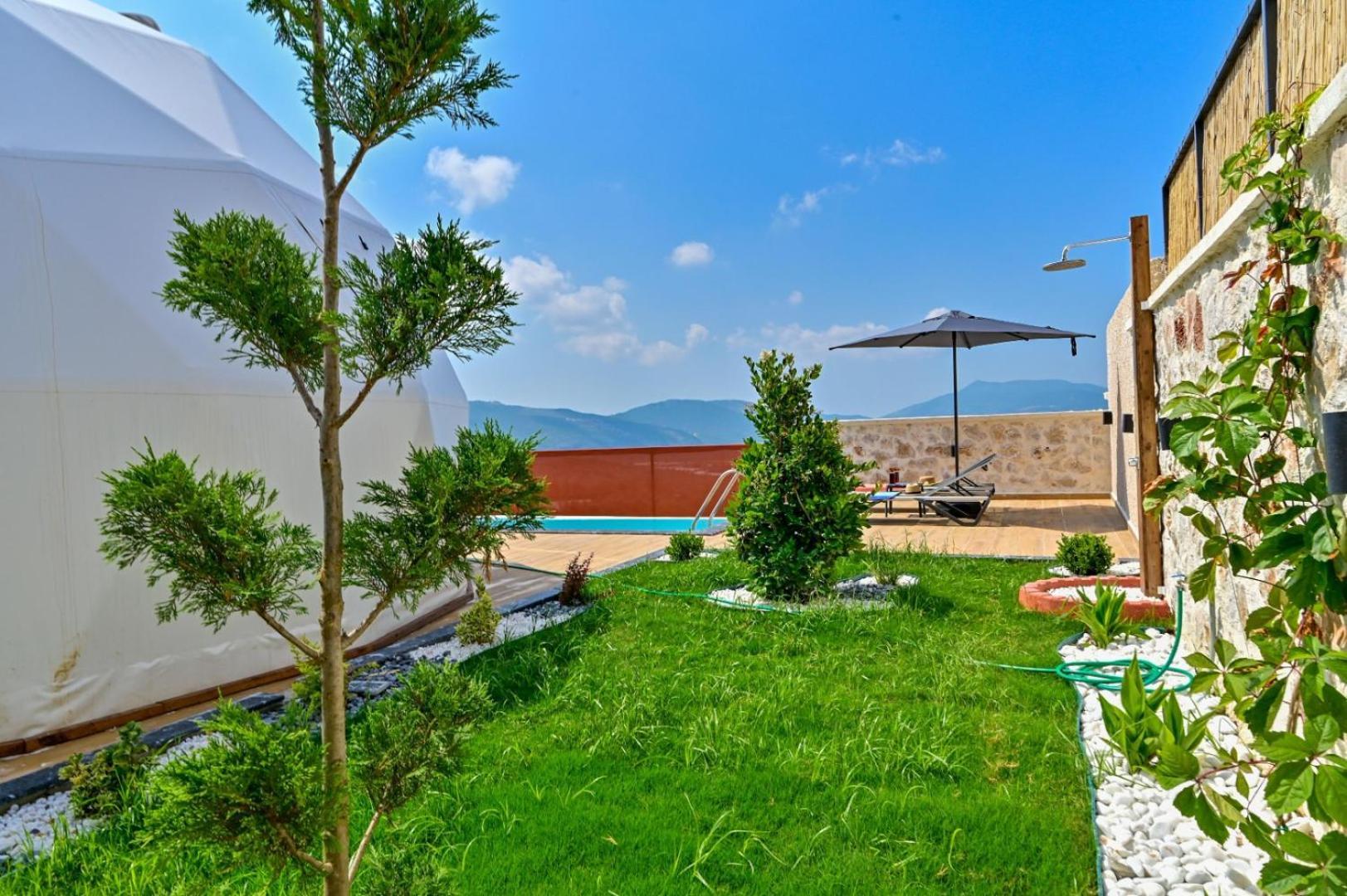 Kalkan Dome Suites & Deluxe Hotel คาช ภายนอก รูปภาพ