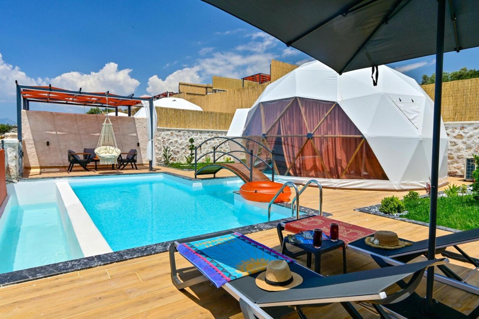 Kalkan Dome Suites & Deluxe Hotel คาช ภายนอก รูปภาพ